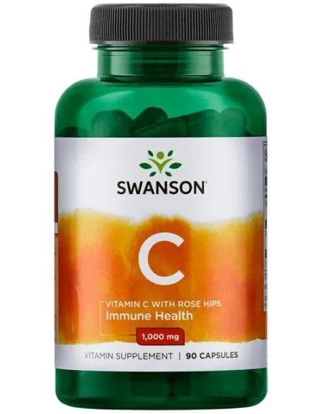 BodyNutrition | Vitamin C with Rose Hips Extract 1000mg Swanson
