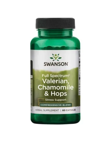 Valerian Chamomile & Hops Full Spectrum von Swanson | Body Nutrition (DE)