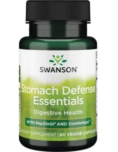 Swanson Stomach Defense Essentials with PepZinGI and Comforteze | Body Nutrition (ES)