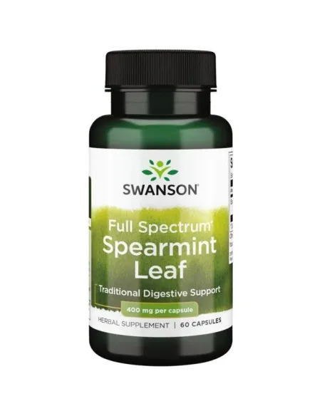 Spearmint Leaf 400mg Full Spectrum by Swanson | Body Nutrition (EN)