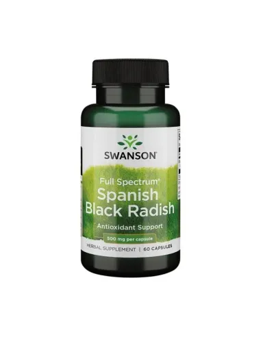 Spanish Black Radish 500mg Full Spectrum de Swanson | Body Nutrition (FR)