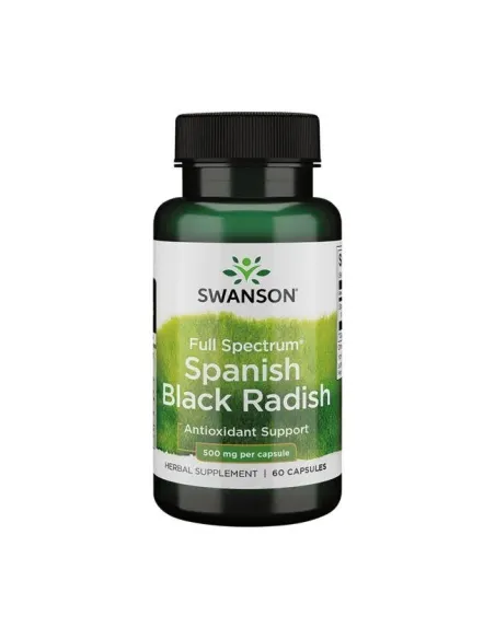 Spanish Black Radish 500mg Full Spectrum de Swanson | Body Nutrition (FR)