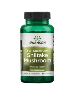 Shiitake Mushroom 500mg Full Spectrum de Swanson | Body Nutrition (FR)