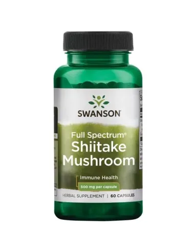 Shiitake Mushroom 500mg Full Spectrum de Swanson | Body Nutrition (FR)