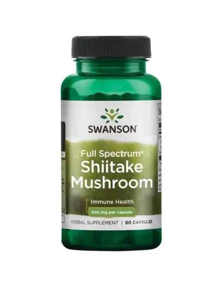Shiitake Mushroom 500mg Full Spectrum de Swanson | Body Nutrition (FR)