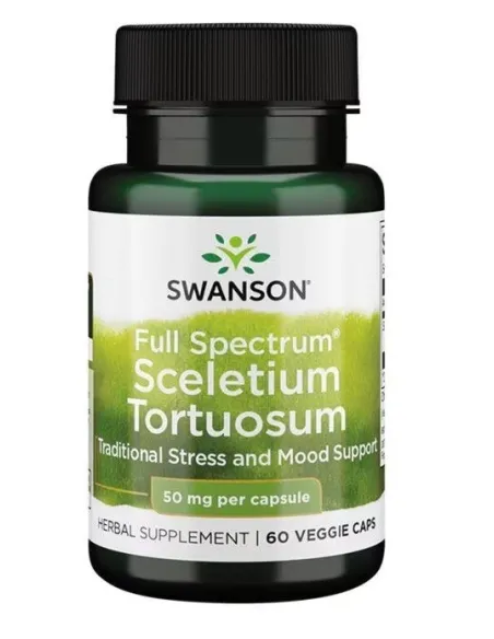 Sceletium Tortuosum 50mg Full Spectrum de Swanson | Body Nutrition (FR)