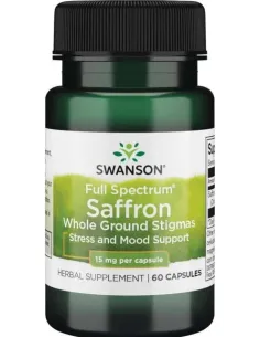 Saffron 15mg Full Spectrum de Swanson | Body Nutrition (FR)