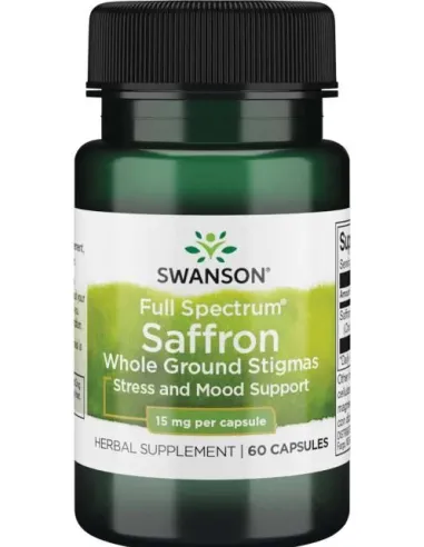 Saffron 15mg Full Spectrum von Swanson | Body Nutrition (DE)