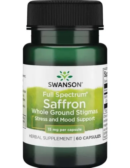 Saffron 15mg Full Spectrum von Swanson | Body Nutrition (DE)