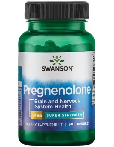 Pregnenolone 50mg Super-Strength by Swanson | Body Nutrition (EN)