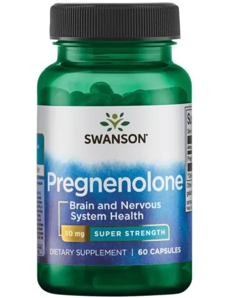 Pregnenolone 50mg Super-Strength by Swanson | Body Nutrition (EN)