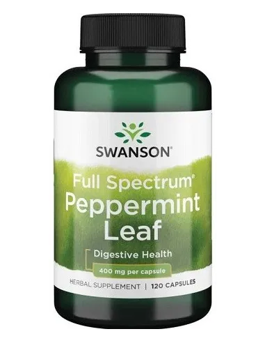 Peppermint Leaf 400mg Full Spectrum von Swanson | Body Nutrition (DE)