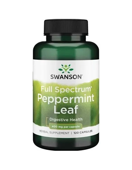 Peppermint Leaf 400mg Full Spectrum von Swanson | Body Nutrition (DE)