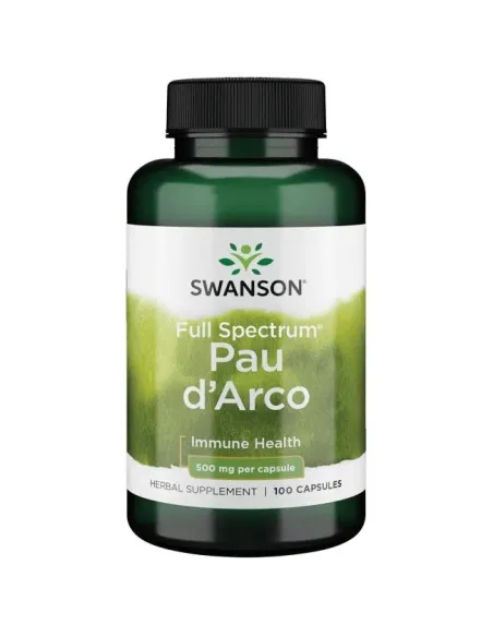 Pau d'Arco 500mg Full Spectrum de Swanson | Body Nutrition (FR)
