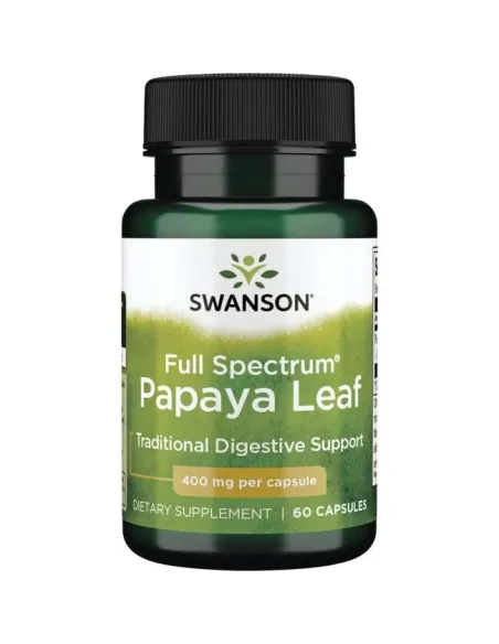 BodyNutrition | Papaya Leaf 400mg Full Spectrum Swanson