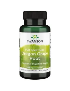 Oregon Grape Root 400mg Full Spectrum de Swanson | Body Nutrition (FR)