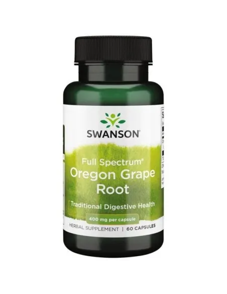 Oregon Grape Root 400mg Full Spectrum de Swanson | Body Nutrition (FR)