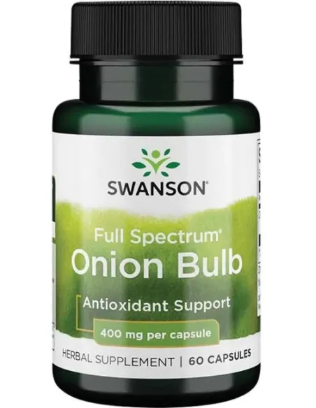 Swanson Onion Bulb 400mg Full Spectrum | Body Nutrition (ES)