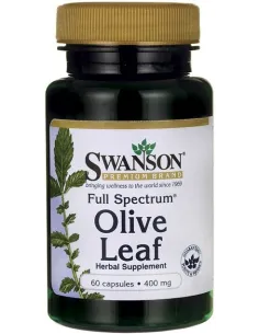 Olive Leaf 400mg Full Spectrum von Swanson | Body Nutrition (DE)