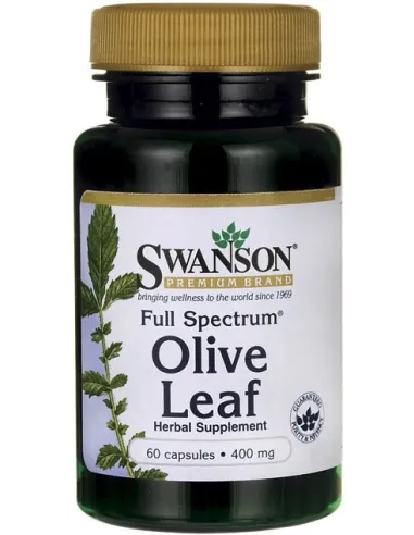 Olive Leaf 400mg Full Spectrum von Swanson | Body Nutrition (DE)