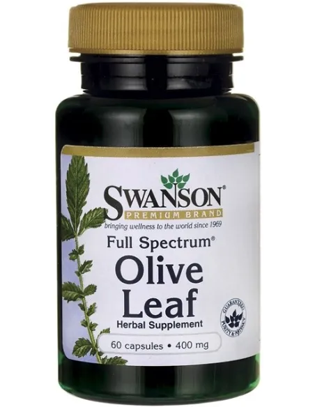 Olive Leaf 400mg Full Spectrum von Swanson | Body Nutrition (DE)
