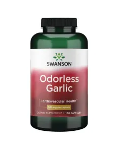 Odorless Garlic 500mg by Swanson | Body Nutrition (EN)