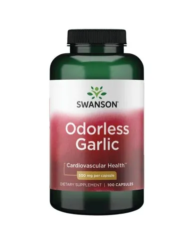 Odorless Garlic 500mg von Swanson | Body Nutrition (DE)