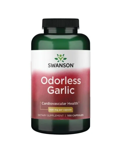 Odorless Garlic 500mg von Swanson | Body Nutrition (DE)