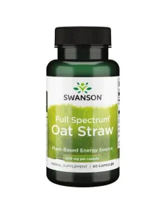 Oat Straw 400mg Full Spectrum de Swanson | Body Nutrition (FR)