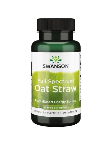 Oat Straw 400mg Full Spectrum by Swanson | Body Nutrition (EN)