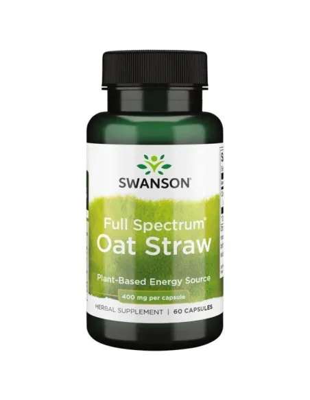 Oat Straw 400mg Full Spectrum by Swanson | Body Nutrition (EN)