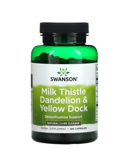 Milk Thistle Dandelion & Yellow Dock by Swanson | Body Nutrition (EN)