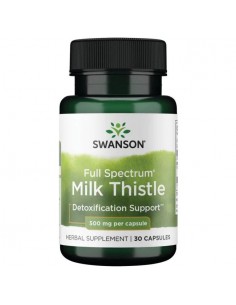Milk Thistle 500mg Full Spectrum von Swanson | Body Nutrition (DE)
