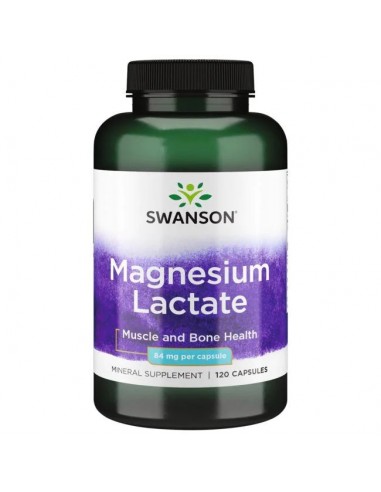 Magnesium Lactate 84mg de Swanson | Body Nutrition (FR)