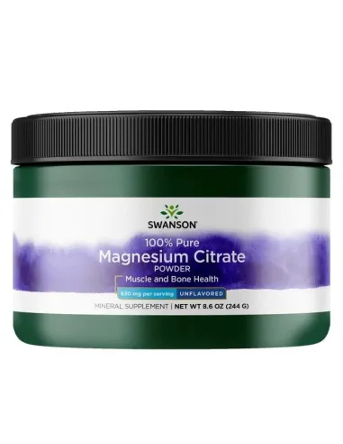 BodyNutrition | Magnesium Citrate Powder 630mg Swanson