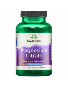Swanson Magnesium Citrate 225mg Super-Strength | Body Nutrition (ES)