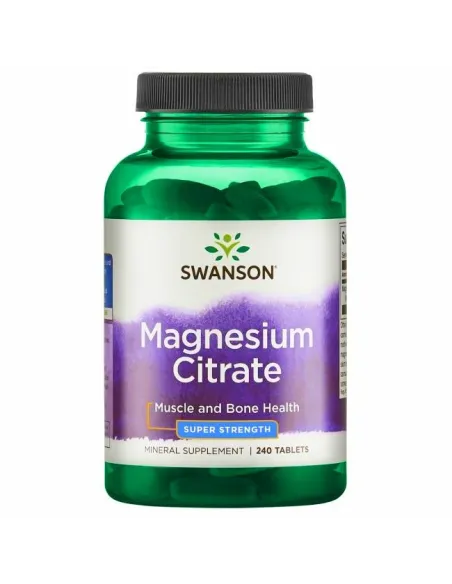 Swanson Magnesium Citrate 225mg Super-Strength | Body Nutrition (ES)