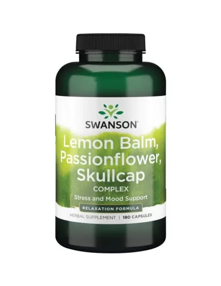 BodyNutrition | Lemon Balm Passionflower Skullcap Complex Swanson