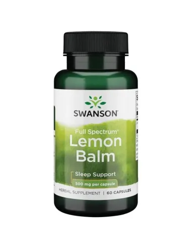 BodyNutrition | Lemon Balm 500mg Full Spectrum Swanson