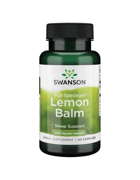 BodyNutrition | Lemon Balm 500mg Full Spectrum Swanson
