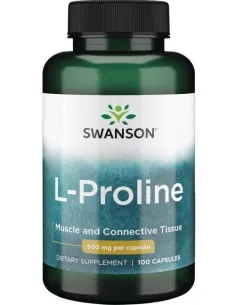 L-Proline 500mg by Swanson | Body Nutrition (EN)