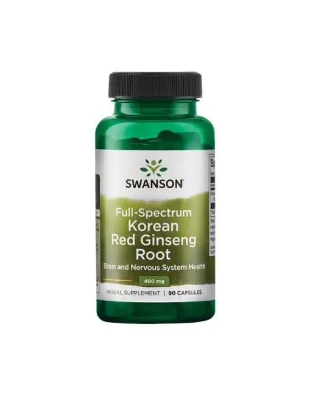 Korean Red Ginseng Root 400mg Full Spectrum de Swanson | Body Nutrition (FR)