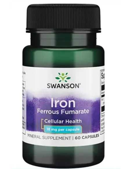Iron (Ferrous Fumarate) 18mg von Swanson | Body Nutrition (DE)