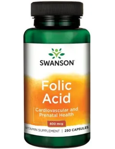 Folic Acid 800mcg de Swanson | Body Nutrition (FR)
