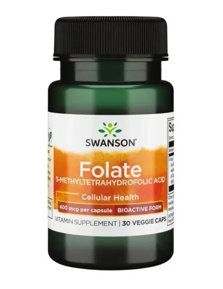 BodyNutrition | Folate (5-Methyltetrahydrofolic Acid) Swanson