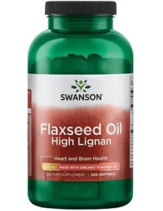 Flaxseed Oil High Lignan by Swanson | Body Nutrition (EN)