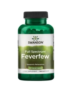 Feverfew 380mg Full Spectrum by Swanson | Body Nutrition (EN)
