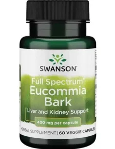 Eucommia Bark 400mg Full Spectrum von Swanson | Body Nutrition (DE)