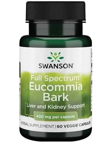 Eucommia Bark 400mg Full Spectrum von Swanson | Body Nutrition (DE)