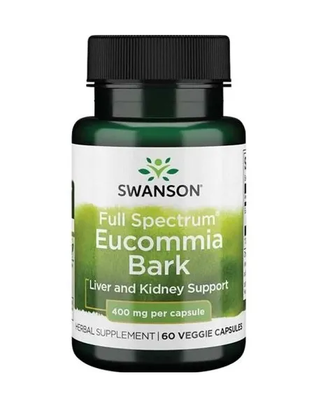 Eucommia Bark 400mg Full Spectrum von Swanson | Body Nutrition (DE)